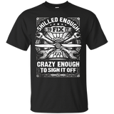 Skill enough to fix it aircraft mechanic shirt_Black