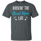 Rocking The Band Mom Life T-Shirt Funny Mother Gift Shirt_Black