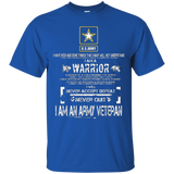 I Am An Army Veteran Tshirt_black