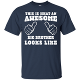 This is What an Awesome big brother Looks Like t shirt_Black