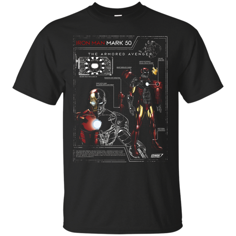 Iron Man Armor Plated Suit Blue Print Schematic
