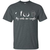 My needs are simple T-shirt_Black
