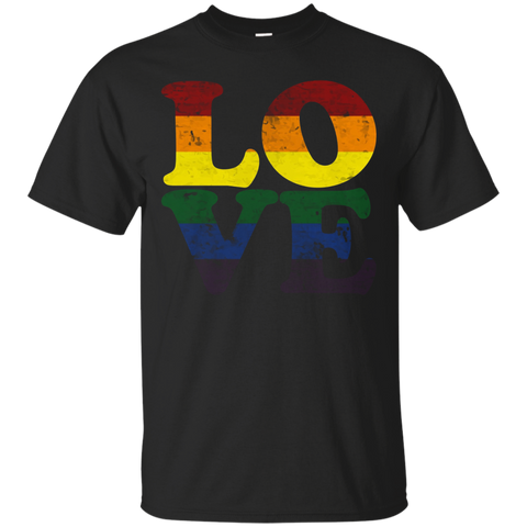 Love Rainbow Heart Flag - Gay Pride Shirt - Lgbt