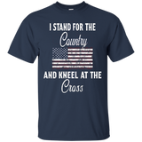 I Stand For The Country And Kneel At The Cross T Shirt_black