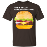 This Is My Lazy Hamburger Costume T-Shirt_Black