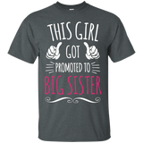 This Girl Got Promoted To Big Sister T-Shirt_Black