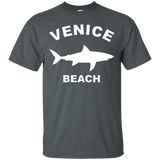 Shark Venice Beach California Shirt_Black