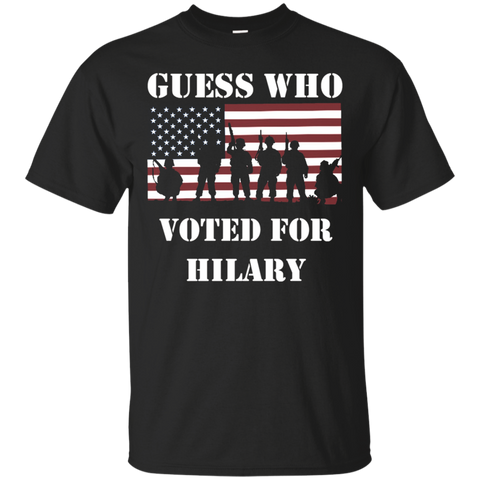 I Stand For The National Anthem Tshirt - Hilary Voters Kneel_black