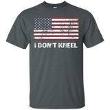 I Don't Kneel American Flag Patriotic Usa T-shirt_black=