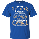I'm An September Woman Birthday T-shirt Gift Present For Her