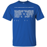 Cool Israel Binary Flag T-shirt_black