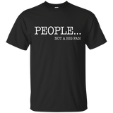 People Not a Big Fan T-Shirt - I Hate All Humans Shirt_Black