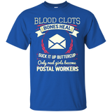 Sweat Dries Blood Clots Postal Worker T Shirt_Black