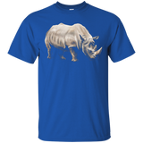 Rhino Animal Shirt - Rhinoceros Endangered Species T-Shirt_Black