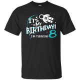 It's My Birthday I'm Turning 8 T-shirt 8th Astronaut Kids