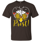 Oktoberfest T Shirt - Prost German Flag Heart Shirts_Black