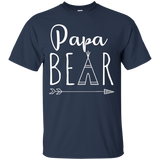 Mens Papa Bear Mama Bear Baby Bear Shirts Papa Bear Shirt For Men_black=