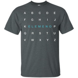 T Shirt Funny Alphabet Shirts Elemeno Parents Teachers ABC_Black