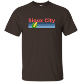 Sioux City Retro Corn & Farming - Iowa T-Shirt_Navy