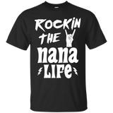 Womens Rockin The Nana Life T-Shirt_Black