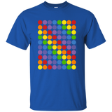 September 15th dot day multicolor rainbow polka dot t shirt_Black