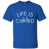 Life Is Good With Bicycle T-shirt