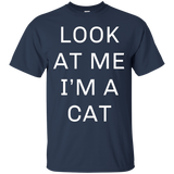 Look At Me I'm A Cat Halloween Costume Shirt Women Men Kids_black=