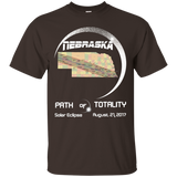 Nebraska path of totality solar eclipse T-Shirt_Black