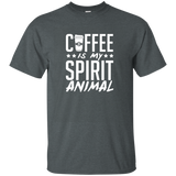 Coffee Is My Spirit Animal Black T-shirt For Men Women_dark=