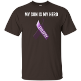 My Son Is My Hero Epilepsy Awareness Month T Shirt_black=