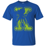 Halloween Letter K Texture Spidersilk Neon T-shirt_black=