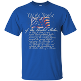 We The People U.S. Constitution Patriotic T-Shirt_Black