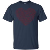 Peace Sign Heart T-Shirt_Black