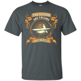 The Rivers Are Calling And I Must Go Kayaking Tshirt_Black