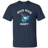 Rice Rice Baby T-Shirt Funny Rice Lover Pho Shirt_Black