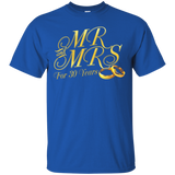 30th Wedding Anniversary T-shirt Mr&mrs Gifts For Couples_black