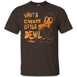 What a cheeky little devil tshirt_Black