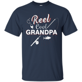 Reel Cool Grandpa Shirt Funny Fishing T Shirt For Grandpa_Black