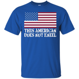 I Don't Kneel During The Anthem Usa Flag Tee Shirts_black