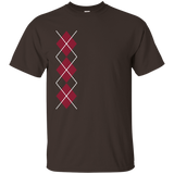 Retro Argyle Rockabilly T-Shirt_Black