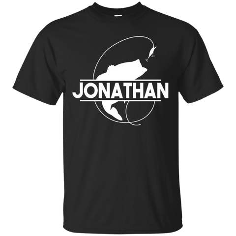 Jonathan Fishing Name Pocket T-shirt First Name Monogram_black=