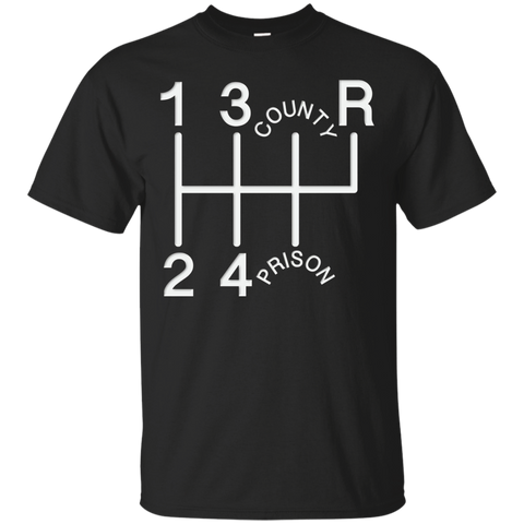 1st 2nd 3rd 4th County Prison Shift Knob T-shirt_black=