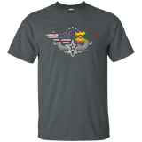 Grenadian American Flag T Shirt. Grenada National Flag Shirt_black