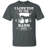 To The Barn And Back Horse Lover Riding Gifts Shirt_Black