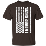 I Never Kneel Usa Flag T Shirt - United States Proud_black=