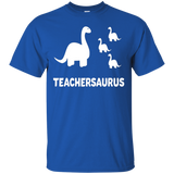 teacher saurus shirt_Black