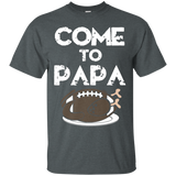 Come To Papa Turkey Football Thanksgiving Dinner Tshirt_black