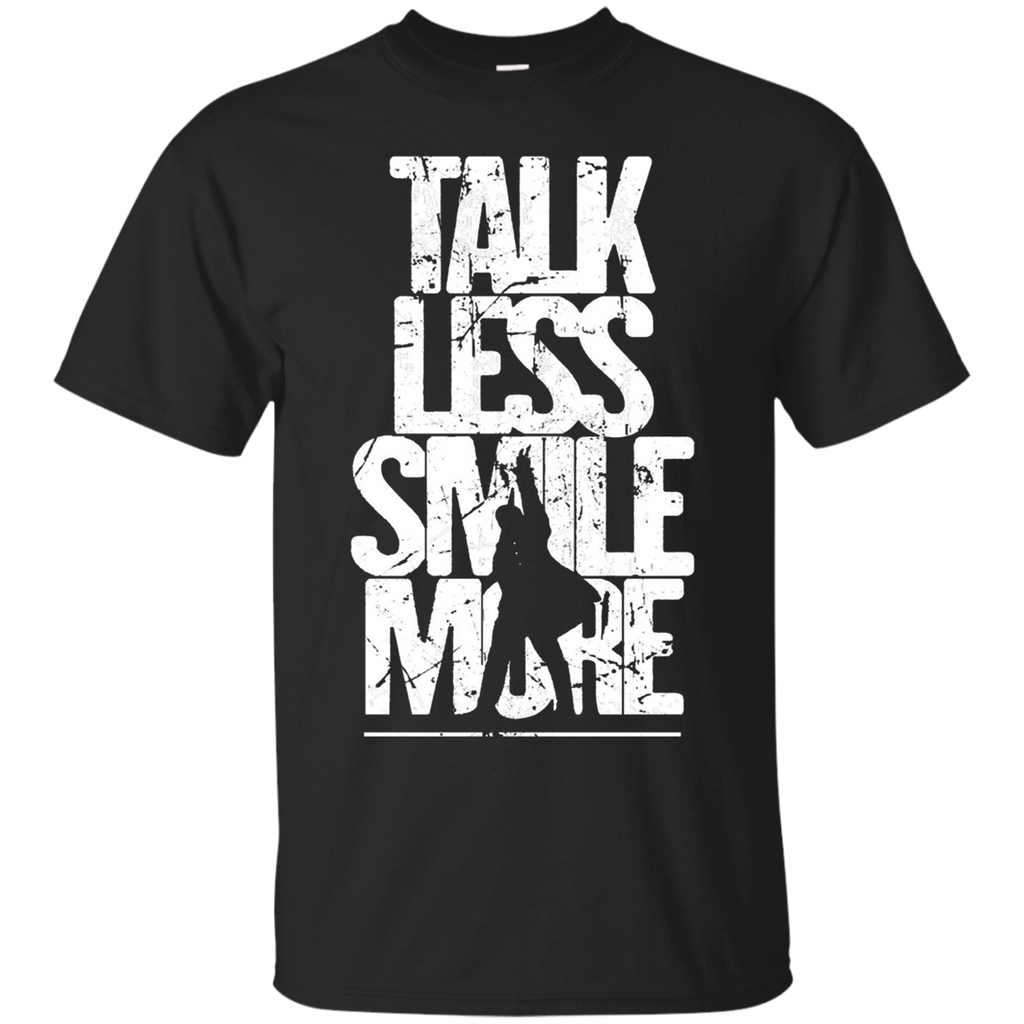 Talk Less Smile More T-Shirt Classic_Black