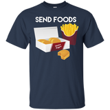 Send Foods - Funny Shirt Chicken Nuggets And Fries_Black