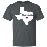 Texas Teacher home state back to school tee shirts_Black